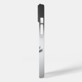 Minimalist White 3D Pyramid Phone Case - Modern  (Rückseite / Links)