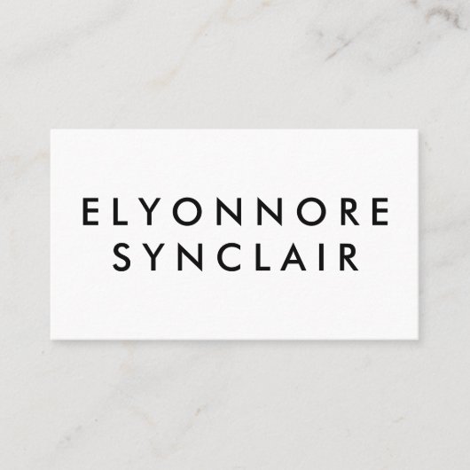 Minimalist White Craft Chocolate Maker QR Code Visitenkarte (Vorderseite)