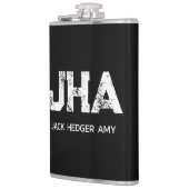 MINIMALIST WHITE THREE LETTER MONOGRAM NAME BLACK FLACHMANN (Links)