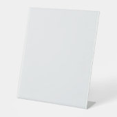Minimalist White Welcome Sign Template Sockelschild (Vorderseite)