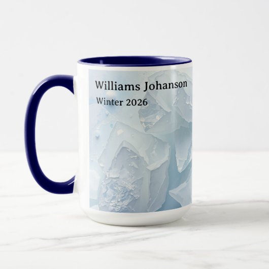 Minimalist Winter Thaw Nature Aesthetic Tasse (Links)