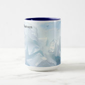 Minimalist Winter Thaw Nature Aesthetic Tasse (Zentrum)