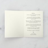 Minimalist World Changer Inspirational Definition Karte (Innenseite)