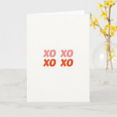 Minimalist Xo Love Card Karte (Gelbe Blume)