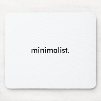 Minimalist. Zeitraum Mousepad