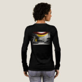 Minimalist Zen Garden T-Shirt – Mindfulness & Sere Tri-Blend Shirt (Voller Rückseite)