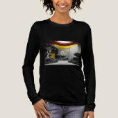 Minimalist Zen Garden T-Shirt – Mindfulness & Sere Tri-Blend Shirt (Vorderseite)