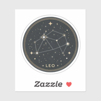 Minimalist Zodiac Constellation Sticker | Elegant