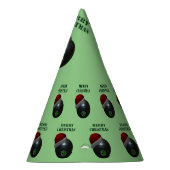 Minimalisten Bowls Frohe Weihnachten, Partyhütchen (Rechts)