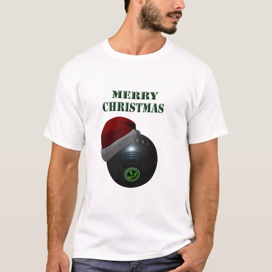 Minimalisten Bowls Frohe Weihnachten, T-Shirt (Vorderseite)