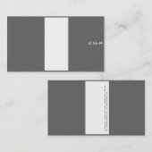 minimalistic BC Visitenkarte (Vorne/Hinten)