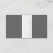 minimalistic BC Visitenkarte (Rückseite)