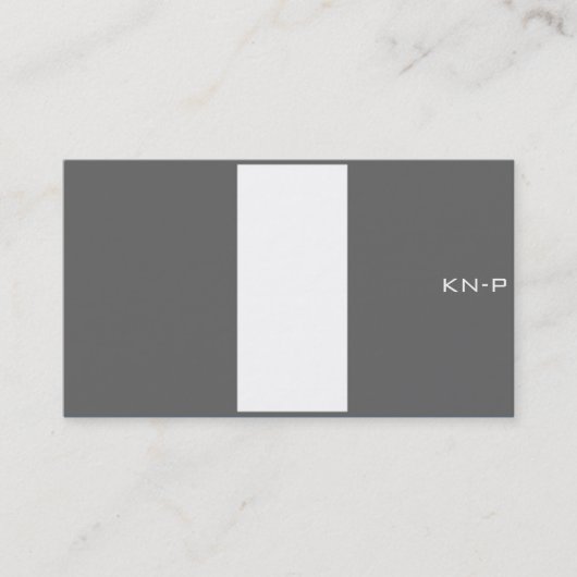 minimalistic BC Visitenkarte (Vorderseite)