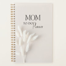 Minimalistic beige mom planner