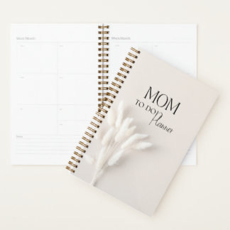  Minimalistic beige mom planner Planer