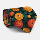 Minimalistic Birthday Gifts For Him Ranunculus Flo Krawatte (Gerollt)