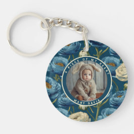 Minimalistic Birthday Gifts Ranunculus Floral Schlüsselanhänger