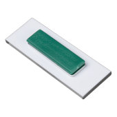 Minimalistic black and white decorative stripes namenschild (Rückseite)