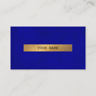 Minimalistic blaue Vip Visitenkarte