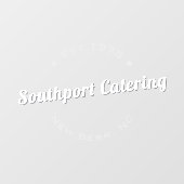 Minimalistic Circular Fensteraufkleber (Blatt)