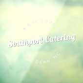 Minimalistic Circular Fensteraufkleber (Blatt 3)