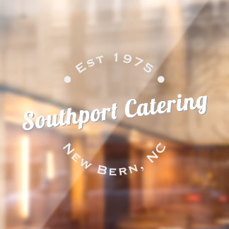 Minimalistic Circular Fensteraufkleber