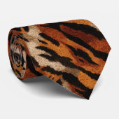 Minimalistic Dad Gifts Tiger Krawatte (Gerollt)