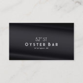 Minimalistic Deco Style | Black Pearl Visitenkarte (Vorderseite)