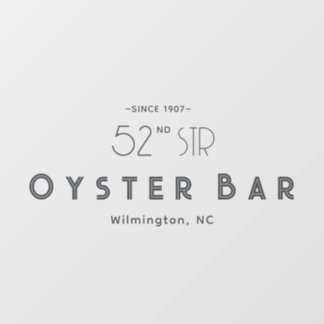 Minimalistic Deco Style | Gray  Fensteraufkleber