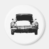 Minimalistic DS19 La Déesse Stencil Art Magnet (Vorne)