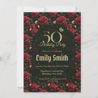 Minimalistic Gardenias Luxury 20Th Birthday Einladung