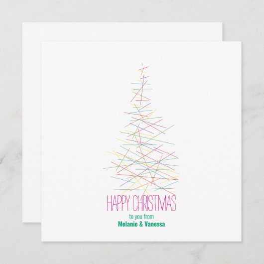 Minimalistic Gay Christmas (Vorne/Hinten)