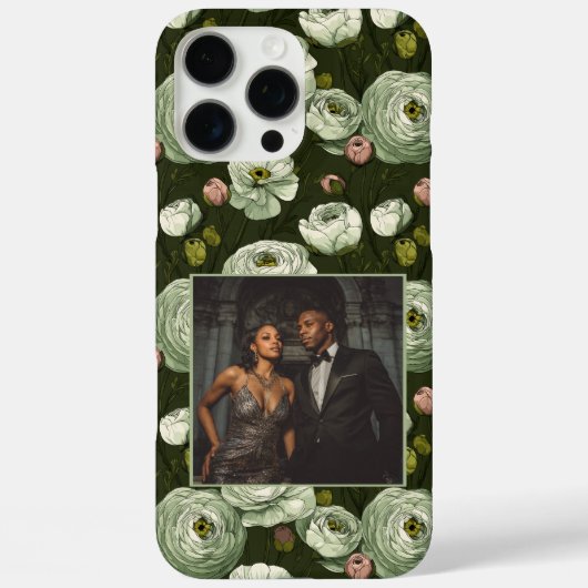 Minimalistic Girls Gift Ranunculus Photo  Case-Mate iPhone Hülle (Rückseite)