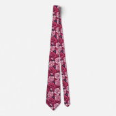 Minimalistic Graduation Gifts For Him Rose Floral Krawatte (Vorderseite)