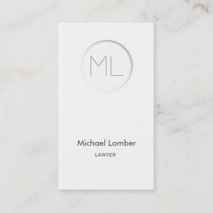 Minimalistic moderne Visitenkarte