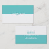 Minimalistic moderne Visitenkarte-Schablone Visitenkarte (Vorne/Hinten)