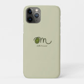Minimalistic Om Handwritten Personalized Case-Mate iPhone Hülle (Rückseite)