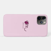 Minimalistic Om Handwritten Personalized Case-Mate iPhone Hülle (Rückseite (Horizontal))