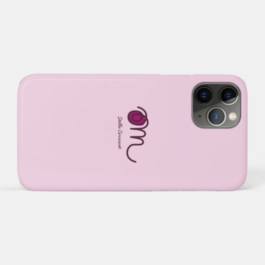 Minimalistic Om Handwritten Personalized Case-Mate iPhone Hülle (Rückseite (Horizontal))