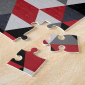 Minimalistic Polygonmuster (Prisma) Puzzle (Seite)
