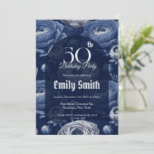 Minimalistic Ranunculus Aesthetic Birthday Present Einladung (Stehend Vorderseite)