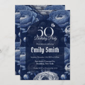 Minimalistic Ranunculus Aesthetic Birthday Present Einladung (Vorne/Hinten)