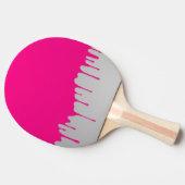 minimalistic rosa Farbe Tischtennis Schläger (Seitenansicht)