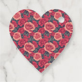 Minimalistic Rose Floral Spring Birthday Geschenkanhänger (Rückseite)