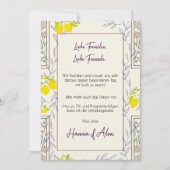 Minimalistic Vintage Botanical Save the Date (Vorderseite)