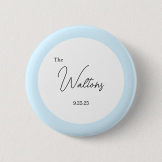 Minimalistic Wedding Button