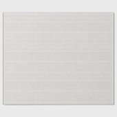 Minimalistic White Burlap Texture Geschenkpapier (Flach)