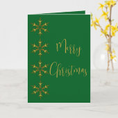 Minimalistic Yellow Snowflake Hand Drawn Art Karte (Gelbe Blume)