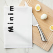 Minimalistisch ミ ニ リ ス geschirrtuch (Viertel Falte)