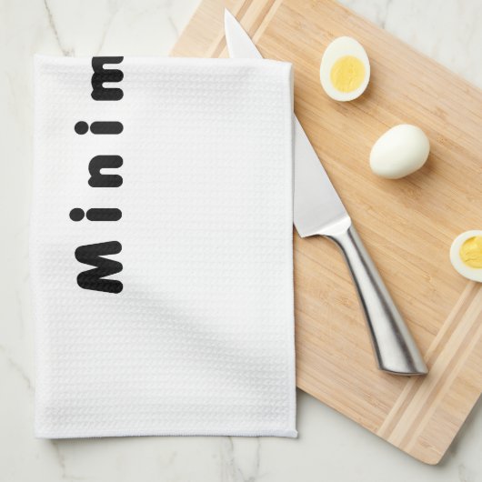 Minimalistisch ミ ニ リ ス geschirrtuch (Viertel Falte)